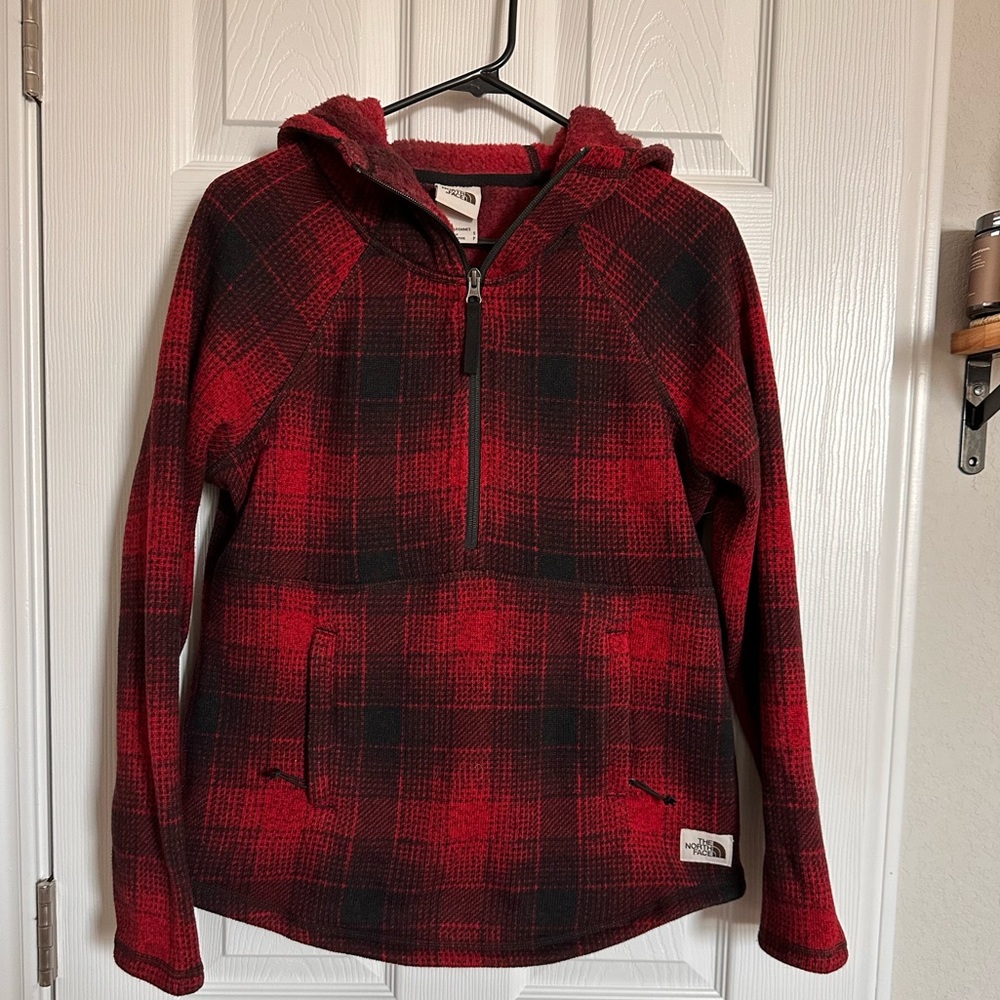 North Face Half Zip Pullover Fleece Sweater